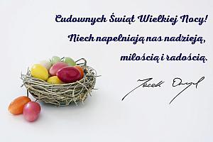 Życzenia z okazji Świąt Wielkanocnych